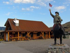 restaurant de cowboy typique du montana à gardiner