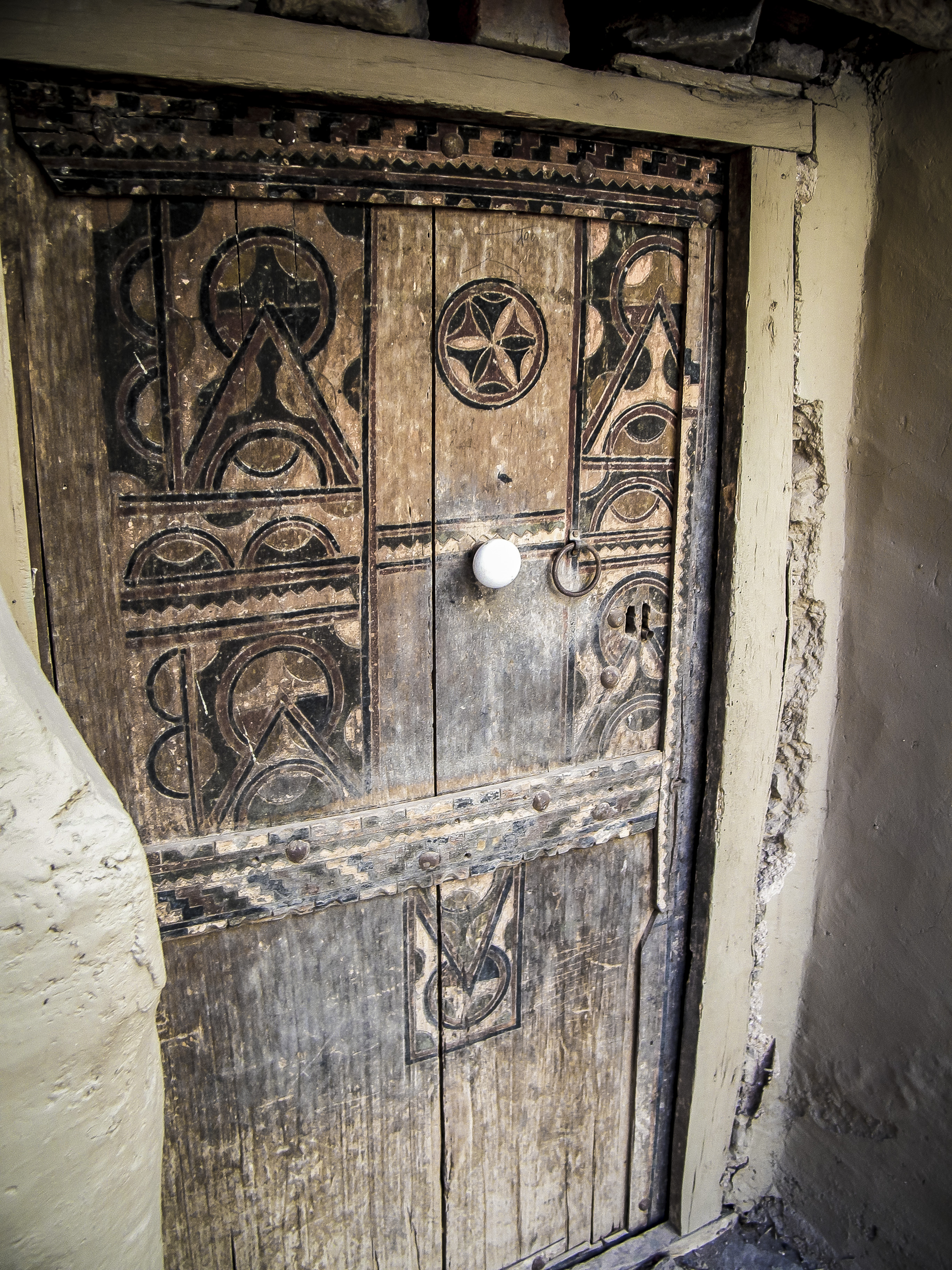porte d'un grenier berbère marocain