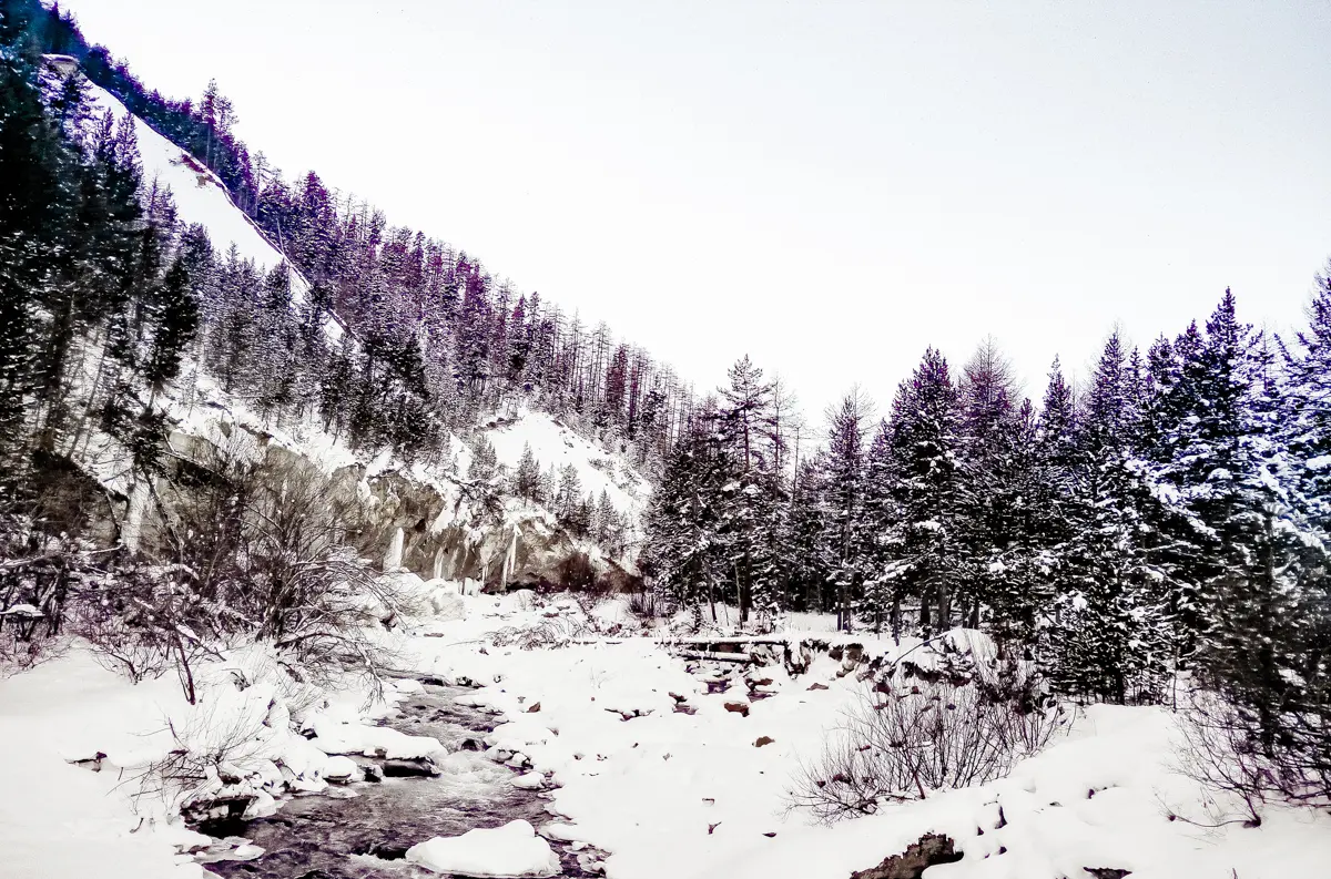 paysage de la vallée de la Clarée