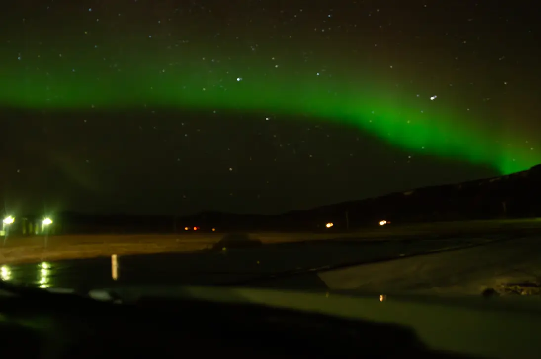 aurore boréale en Islande