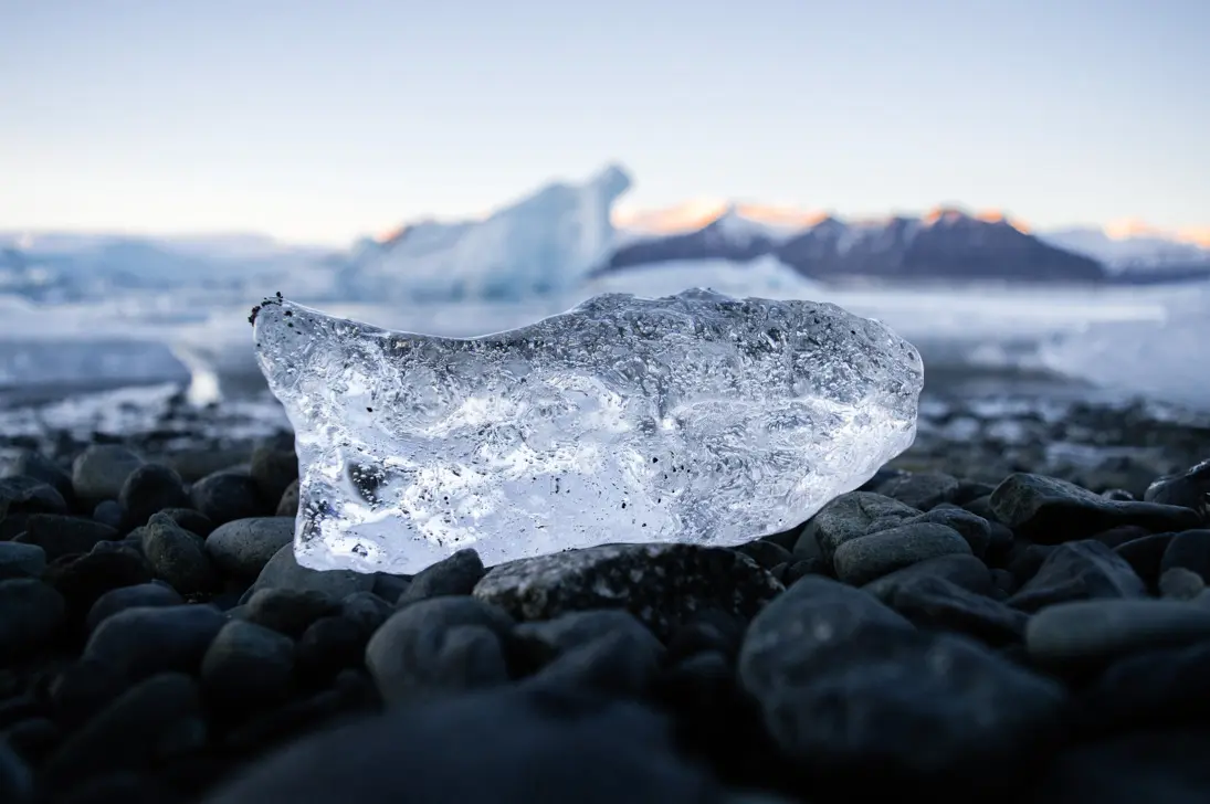 petit iceberg de Diamond beach