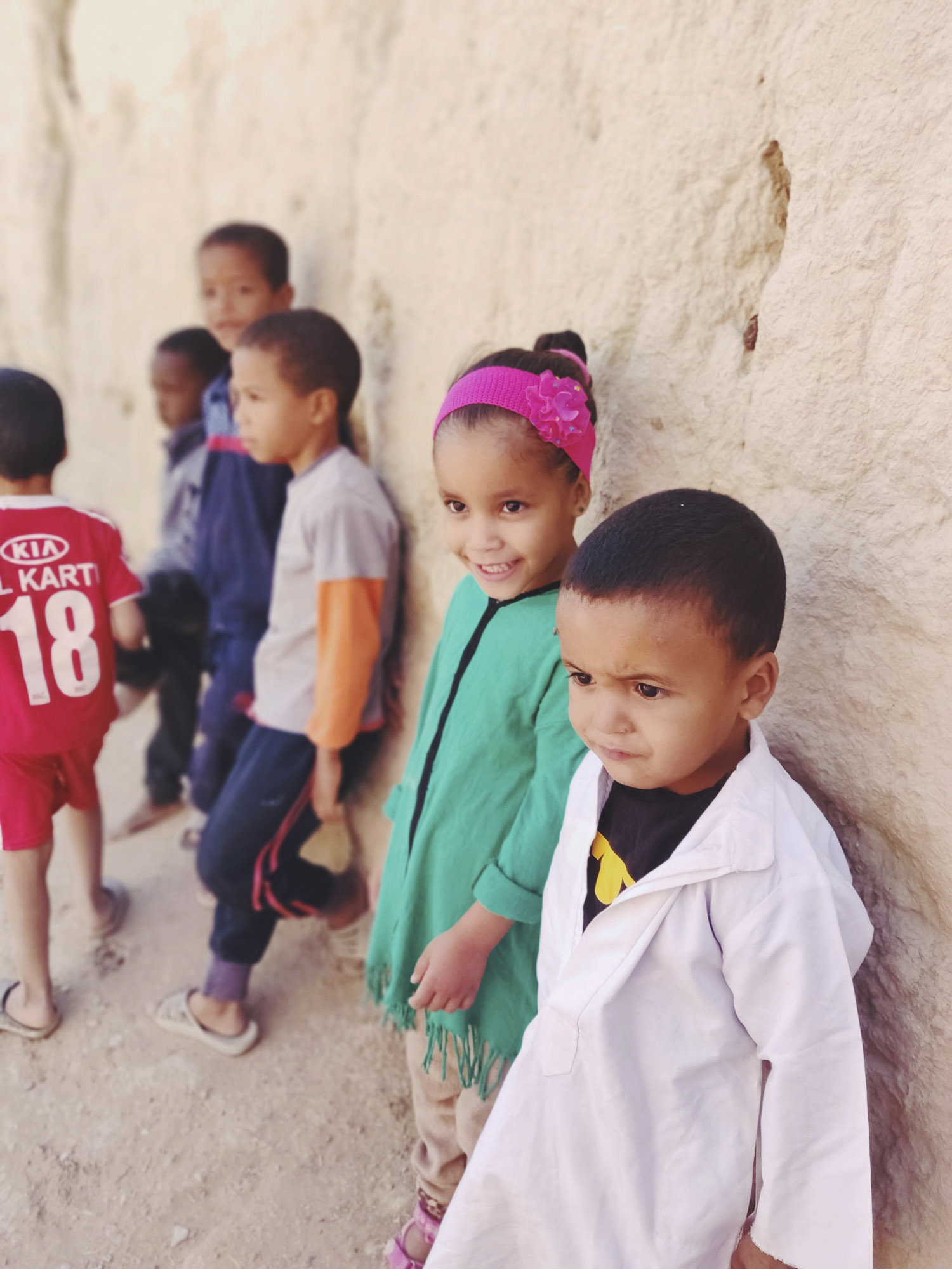 enfants du village d'Haroun