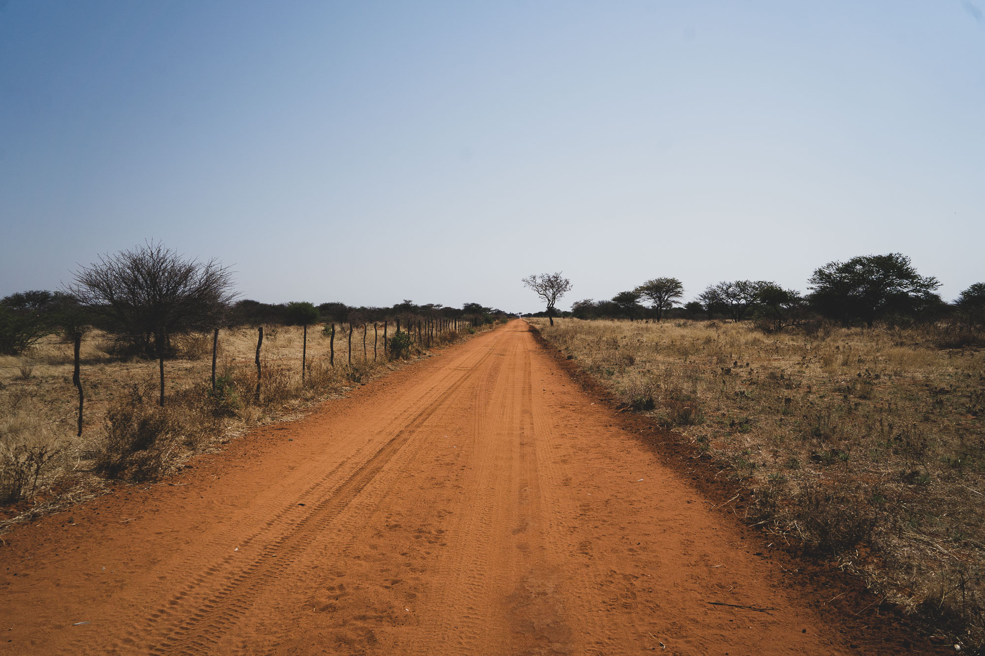 piste orange de namibie