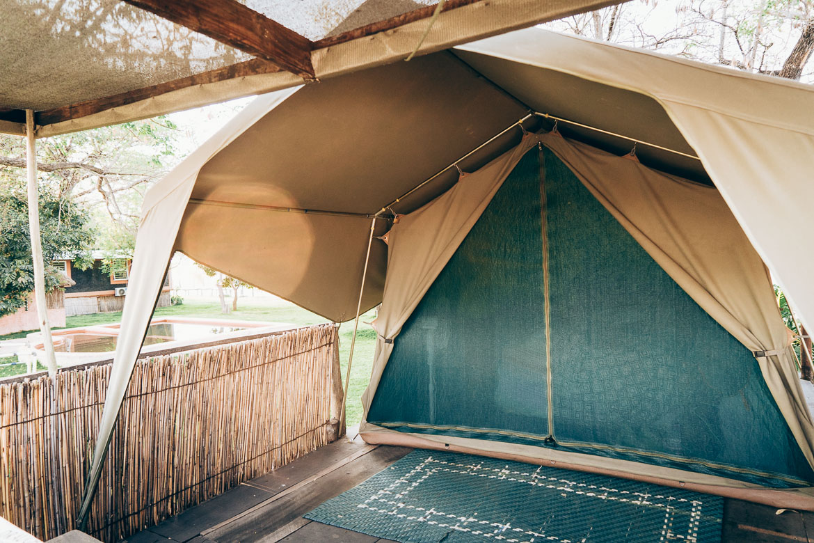 dormir dans une tente safari en Namibie