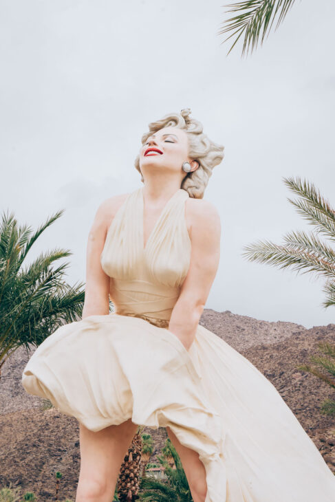 statue de Marylyn Monroe à Palm Springs