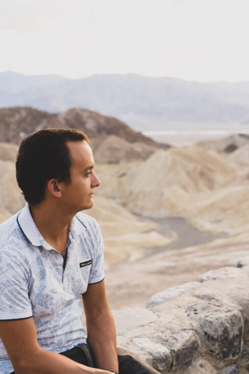 portrait de Mehdi dans la Death Valley
