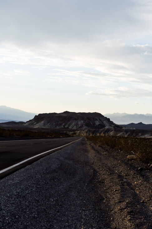 route vers la Death Valley