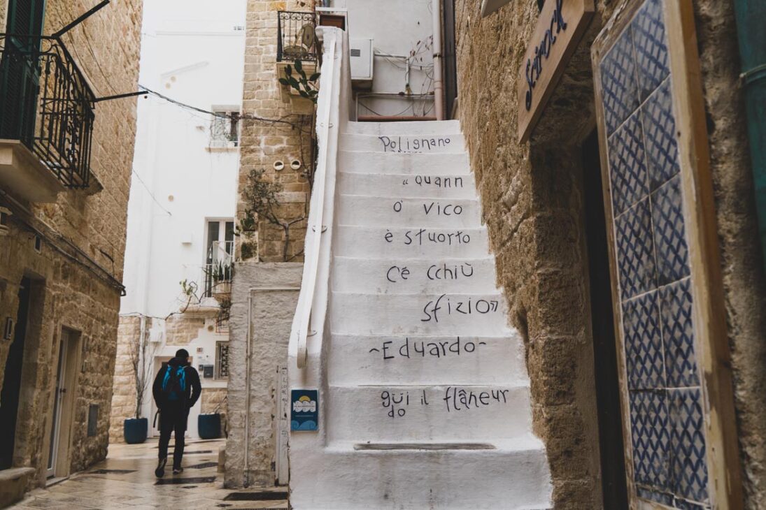 escalier de pierre en italie