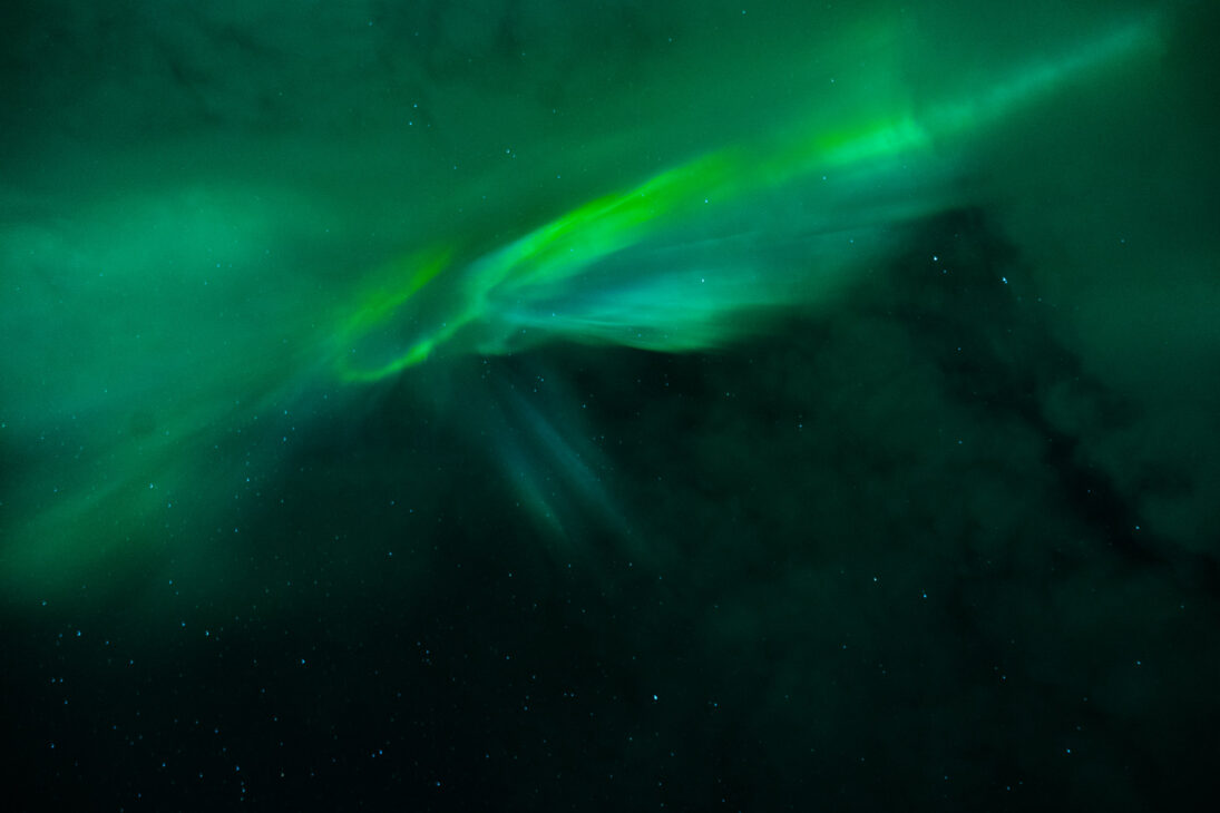 aurore boréale à Tromso