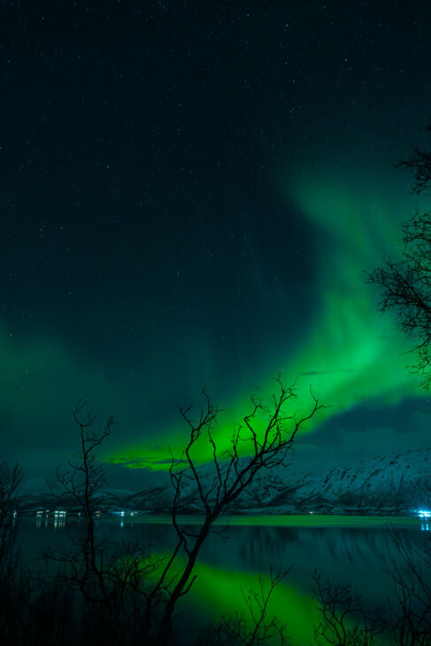 aurore boréale à Tromso