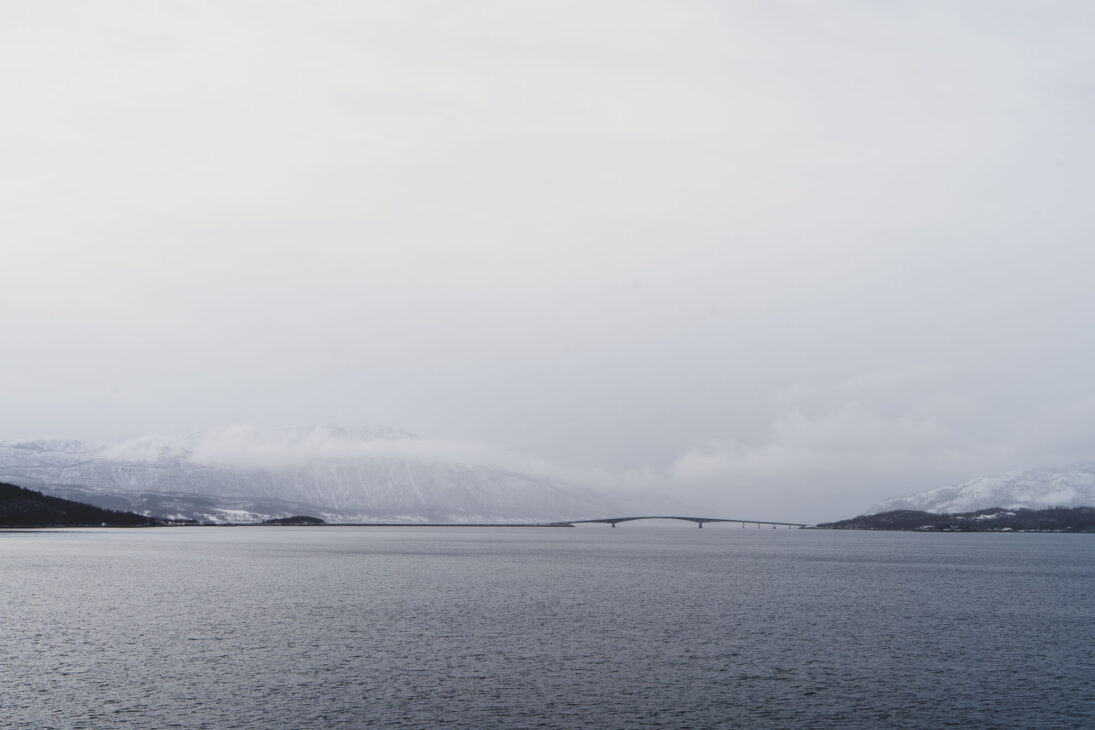 paysages glacés depuis le ferry Hurtigruten