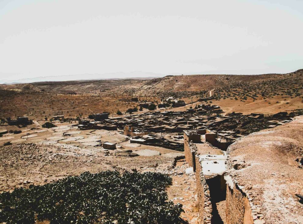 village berbère au Maroc