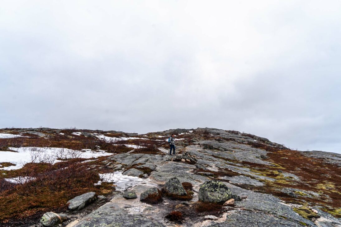 sentier de balade d'Ørnfløya à Sommaroy