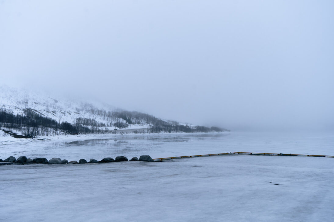 mer gelée à Kvaloya