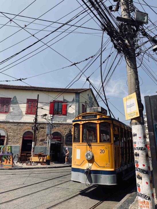 tramway bonde à Santa Teresa