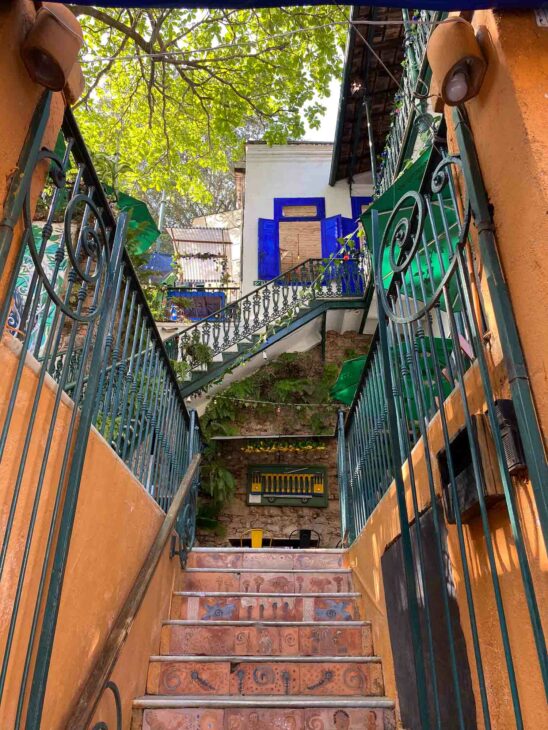 escalier coloré à Santa Teresa