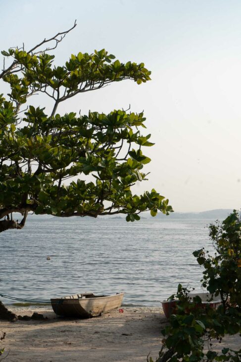 barque sur l'île de paqueta