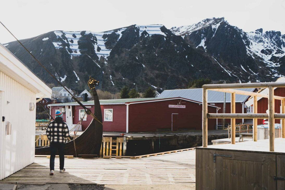 balade dans le port de pêche de Ballstad