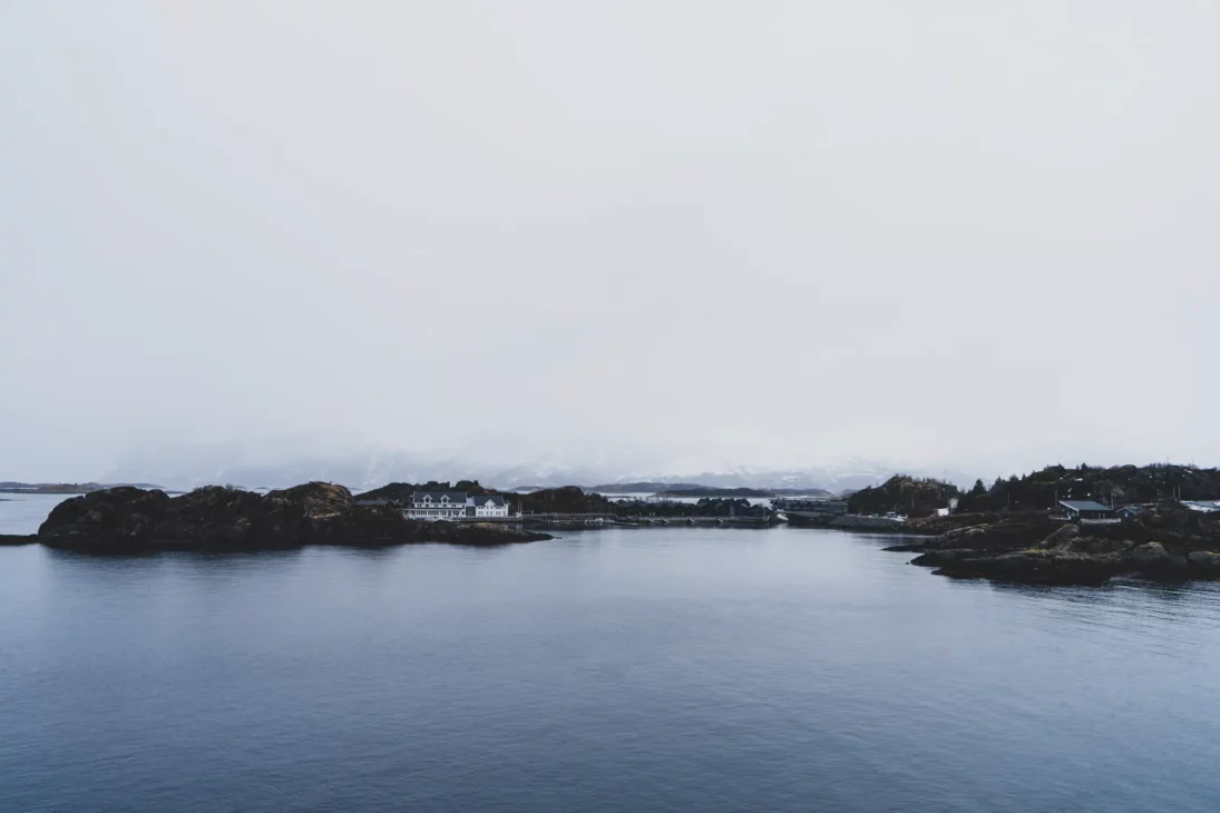 fjord en hiver