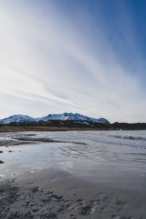 plage de Hov en hiver